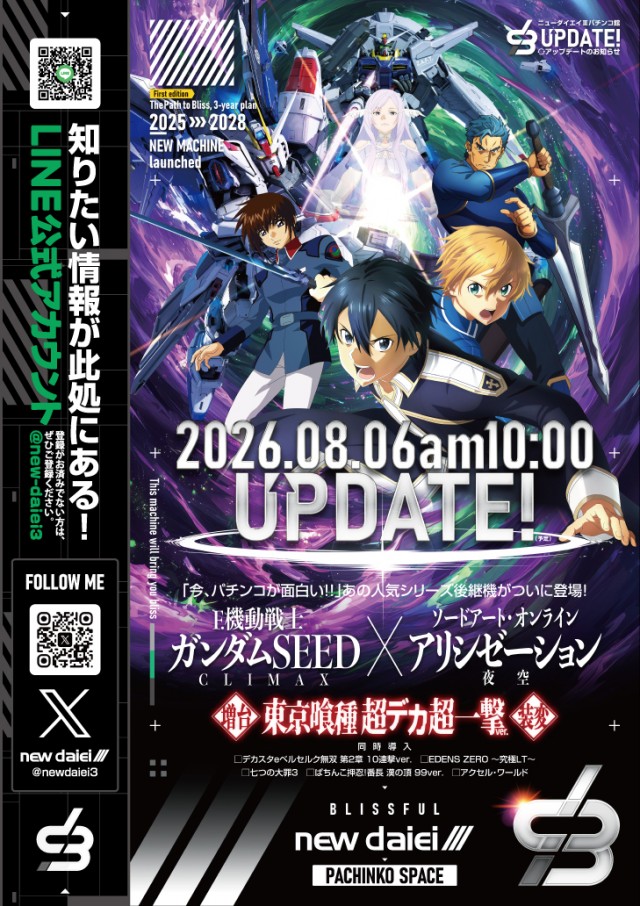 ニューダイエイⅢの最新情報画像