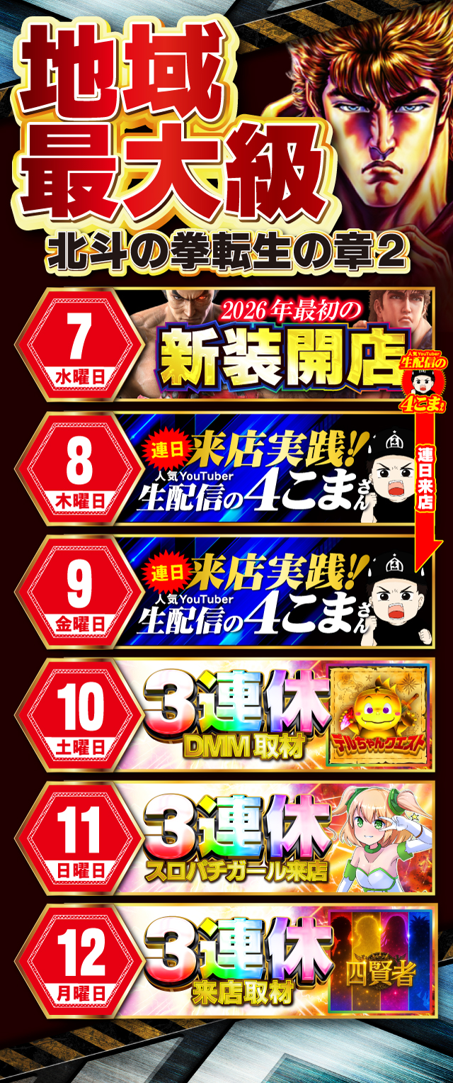 ジャンジャンデルノザウルス久喜IC店の最新情報画像