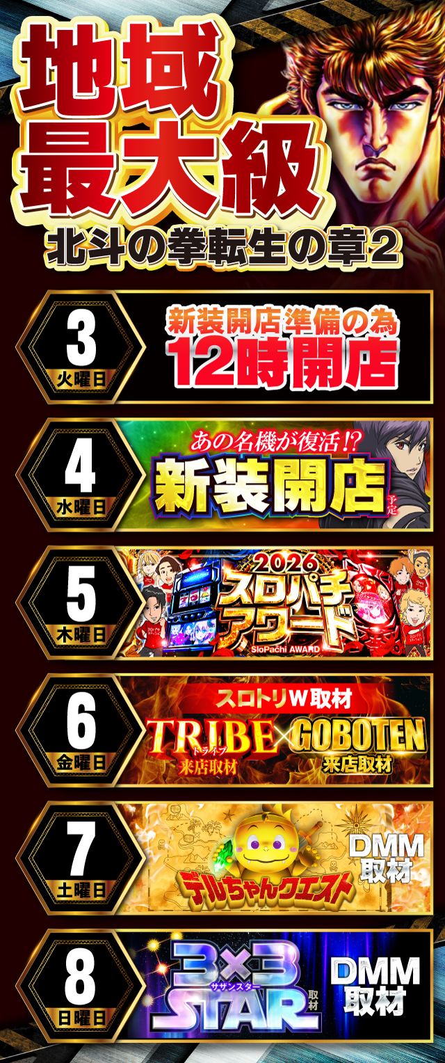 ジャンジャンデルノザウルス久喜IC店の最新情報画像