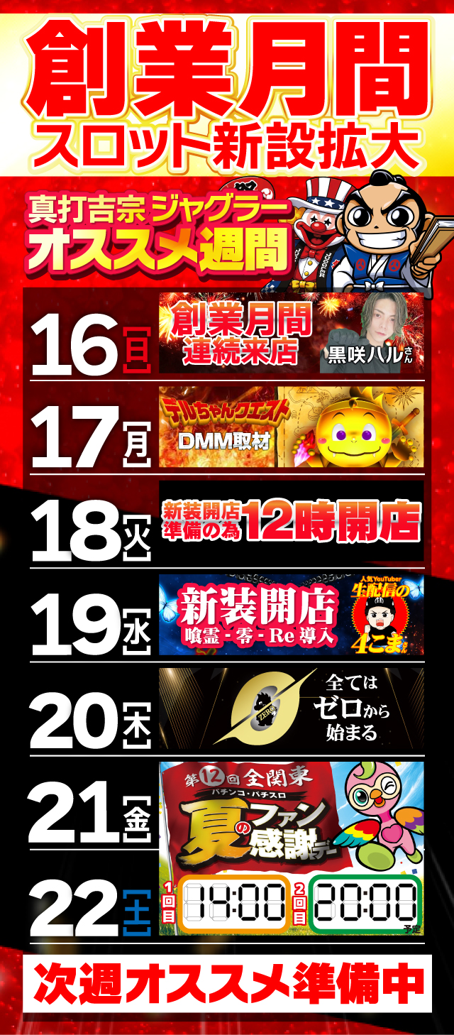 ジャンジャンデルノザウルス久喜IC店の最新情報画像
