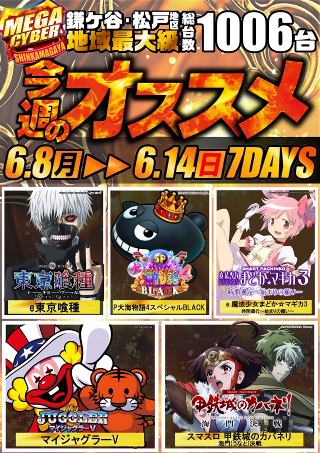 メガサイバーパチンコ新鎌ケ谷店の最新情報画像