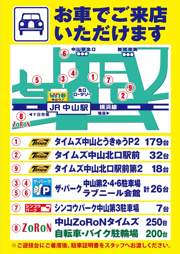 中山UNOの最新情報画像