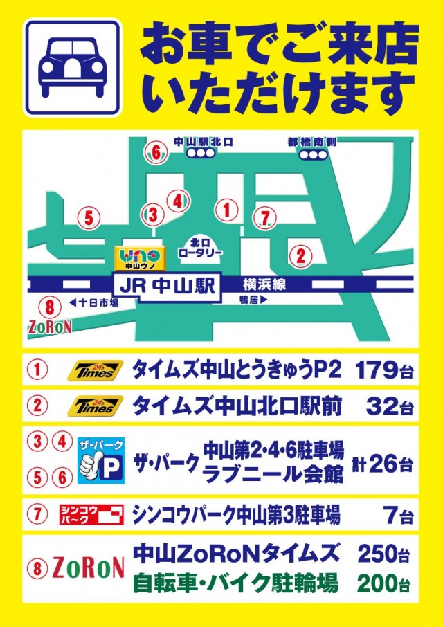 中山UNOの最新情報画像