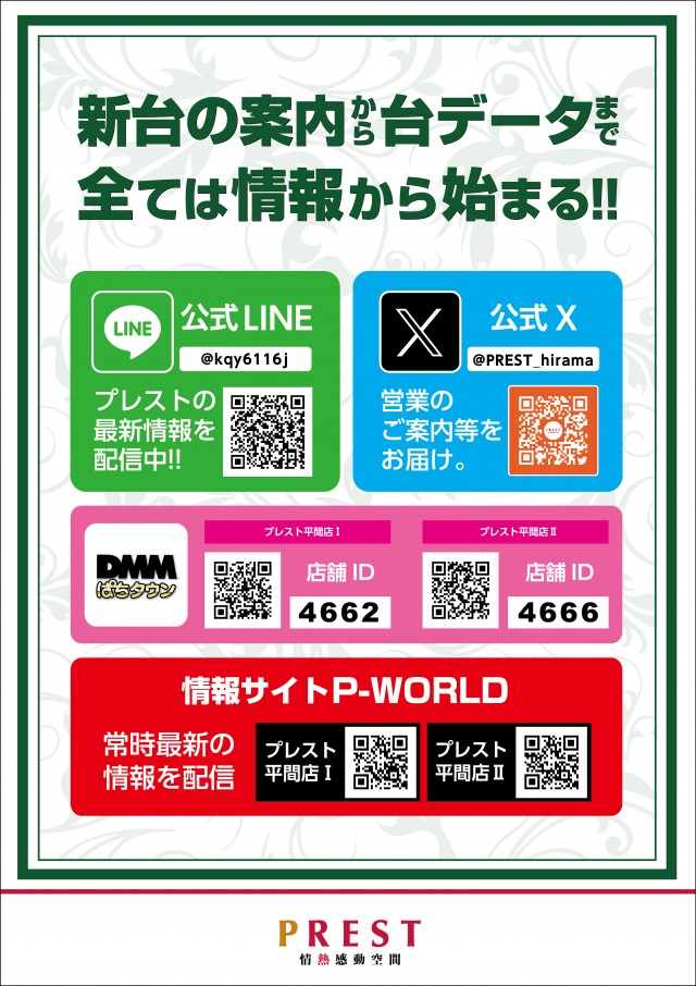プレスト平間店Ⅰの最新情報画像