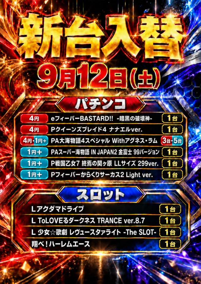 パチンコプラザ瀬名店の最新情報画像