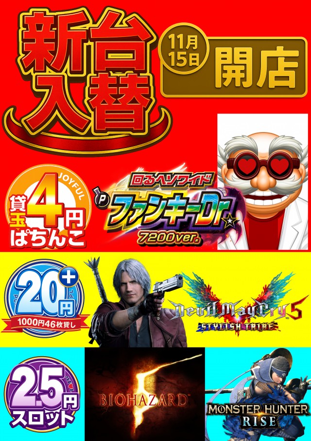 パチンコプラザ瀬名店の最新情報画像