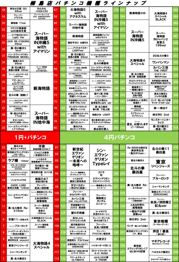タカラ柳島店の最新情報画像