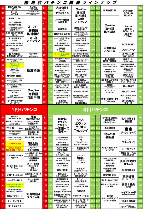 タカラ柳島店の最新情報画像
