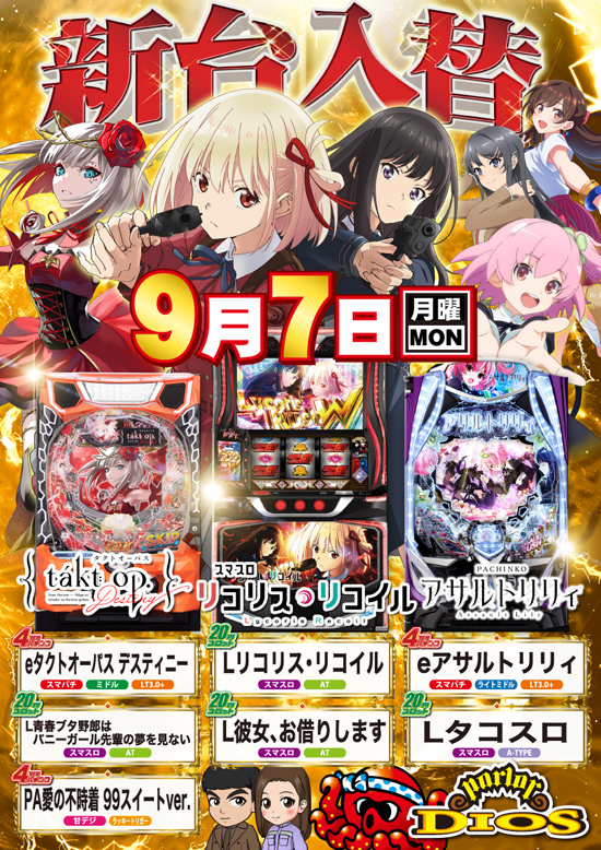 新台入替