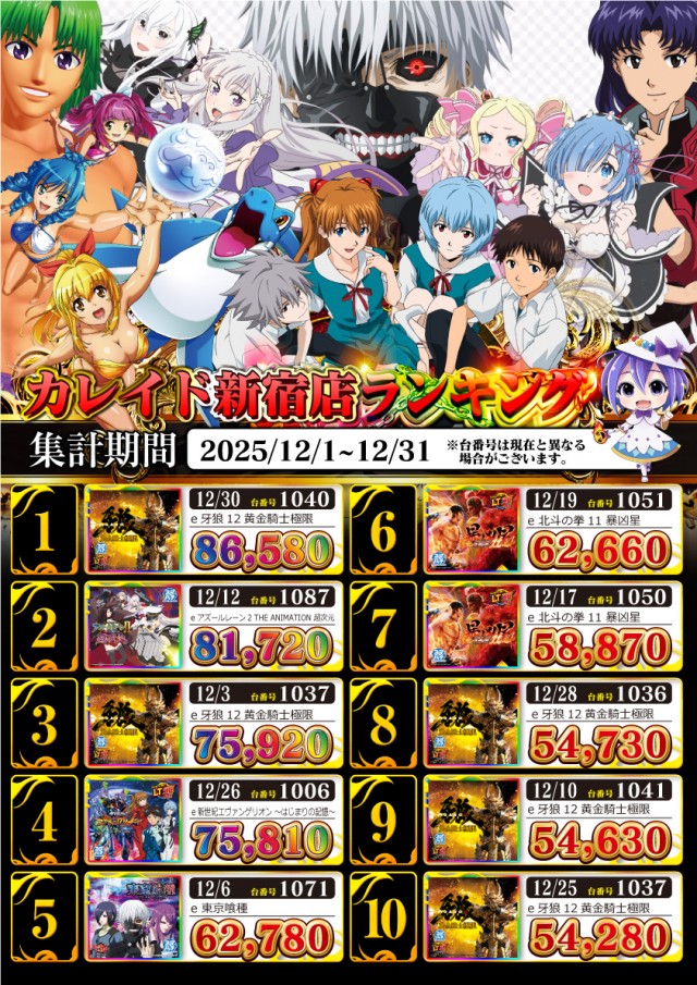 カレイド新宿店の最新情報画像