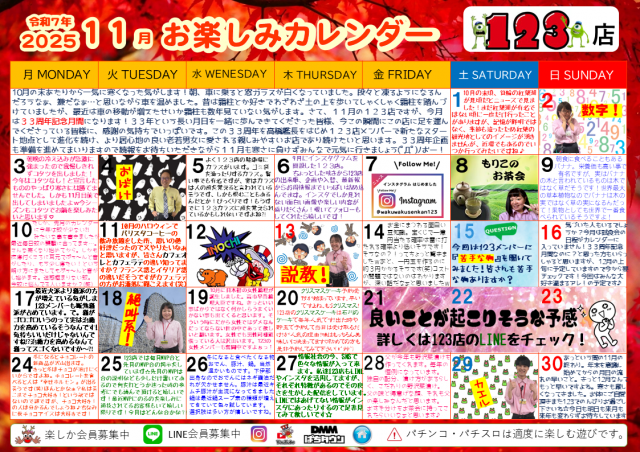 パチンコ1.2.3の最新情報画像