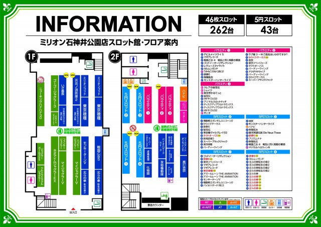 ミリオン石神井公園店 スロット館の最新情報画像