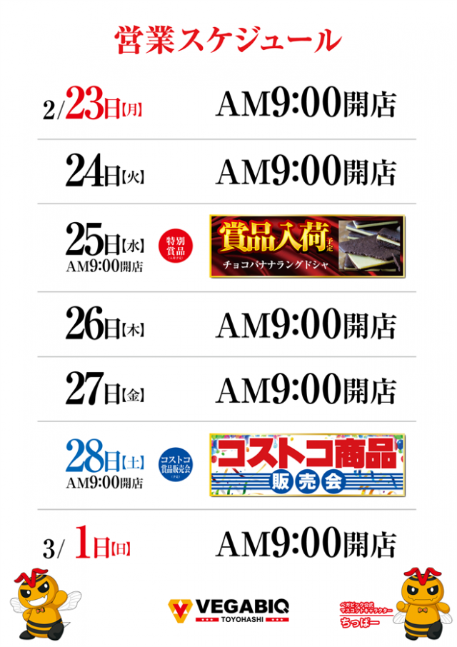 ベガビック豊橋店の最新情報画像