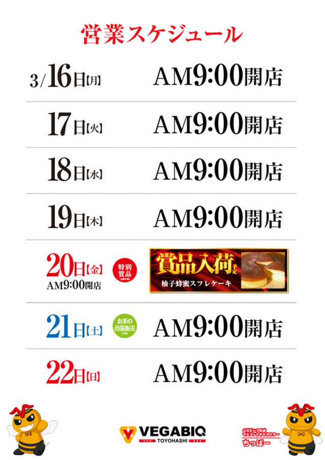 ベガビック豊橋店の最新情報画像
