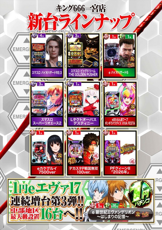 キング666一宮店の最新情報画像