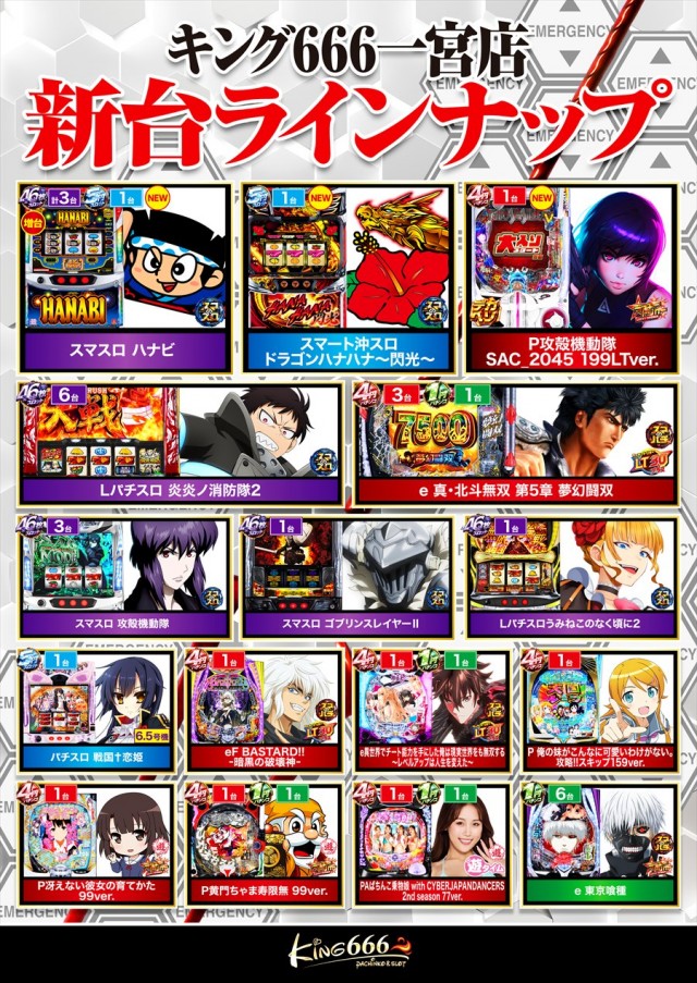 キング666一宮店の最新情報画像
