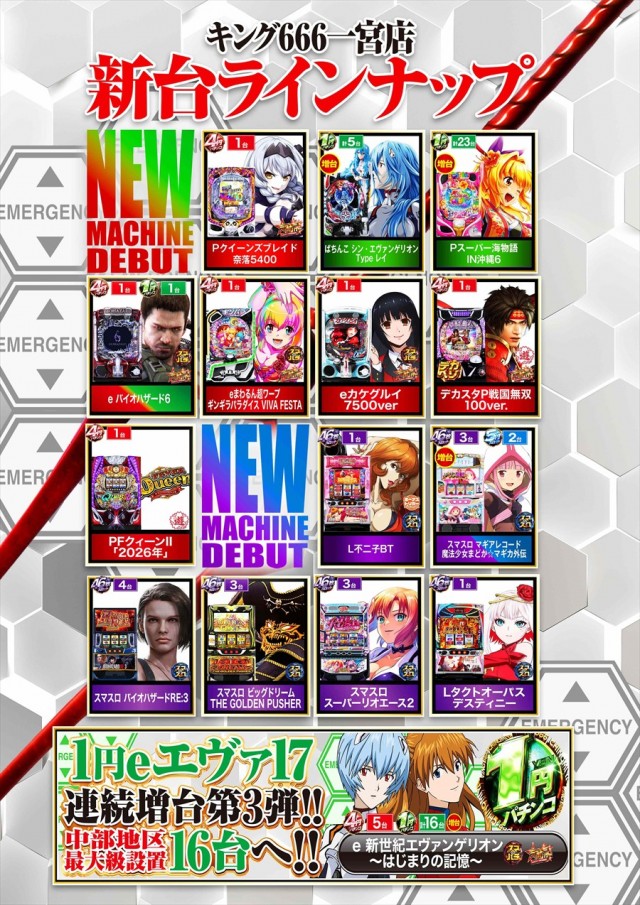 キング666一宮店の最新情報画像