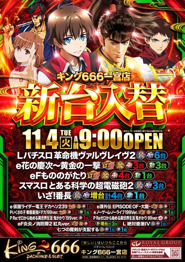 キング666一宮店の最新情報画像