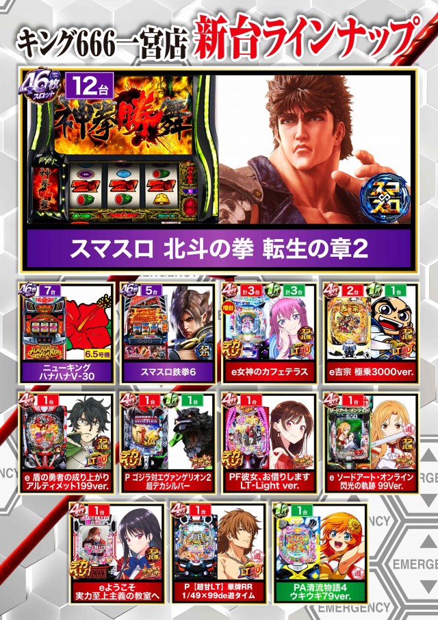キング666一宮店の最新情報画像