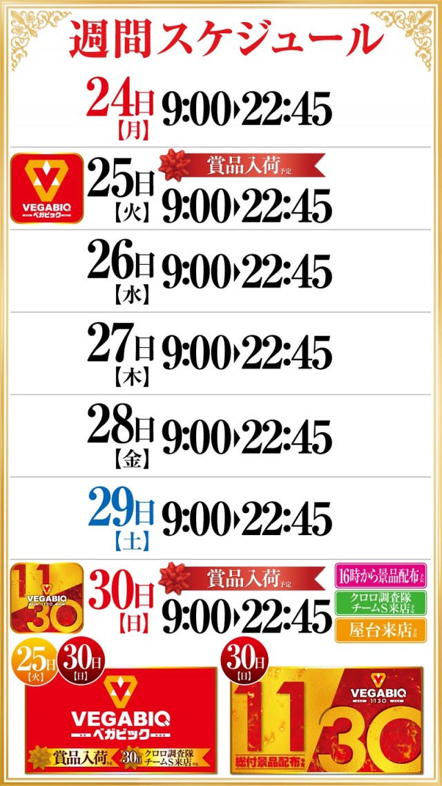 ベガビック1130豊川店の最新情報画像