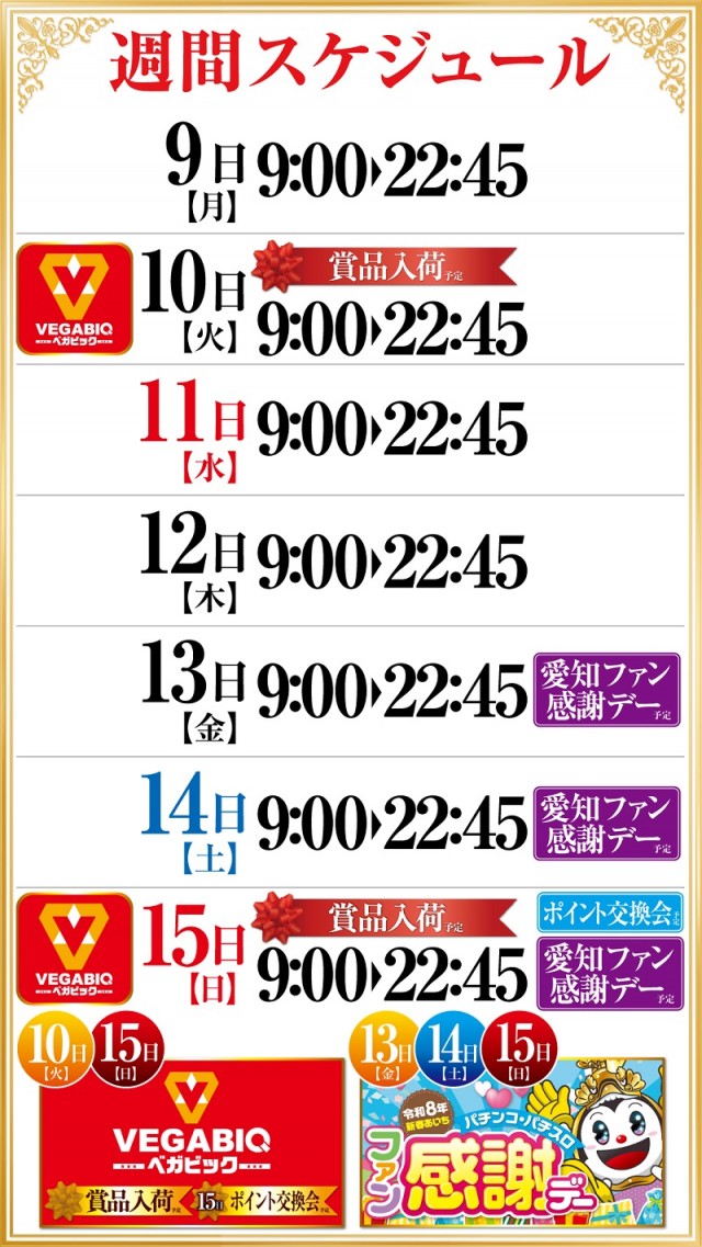 ベガビック1130豊川店の最新情報画像