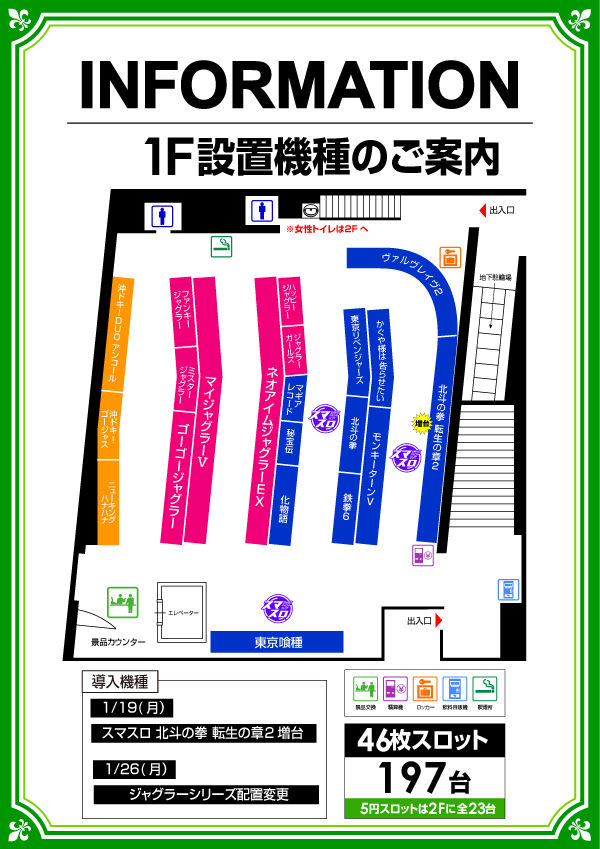 ミリオン東武練馬店スロット館の最新情報画像