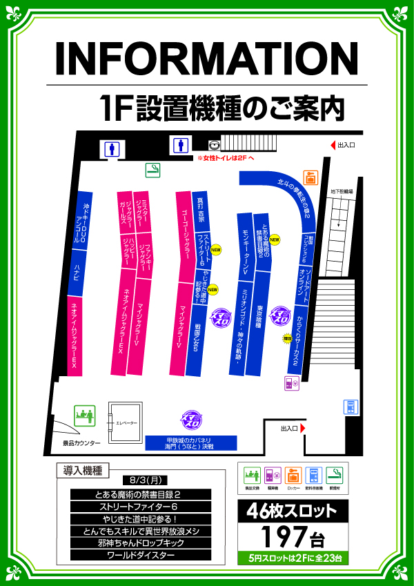 ミリオン東武練馬店スロット館の最新情報画像