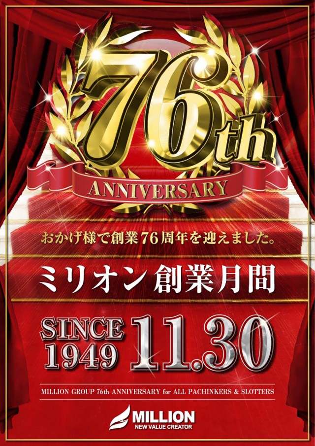 ミリオン東武練馬店パチンコ館の最新情報画像