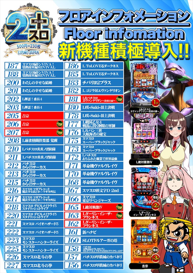 コスモジャパン三谷店の最新情報画像