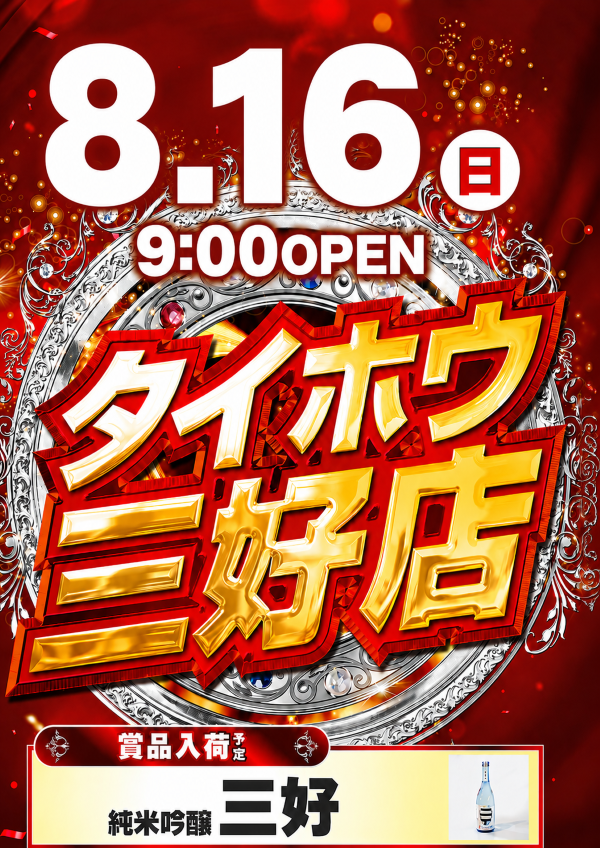 タイホウ三好店の最新情報画像