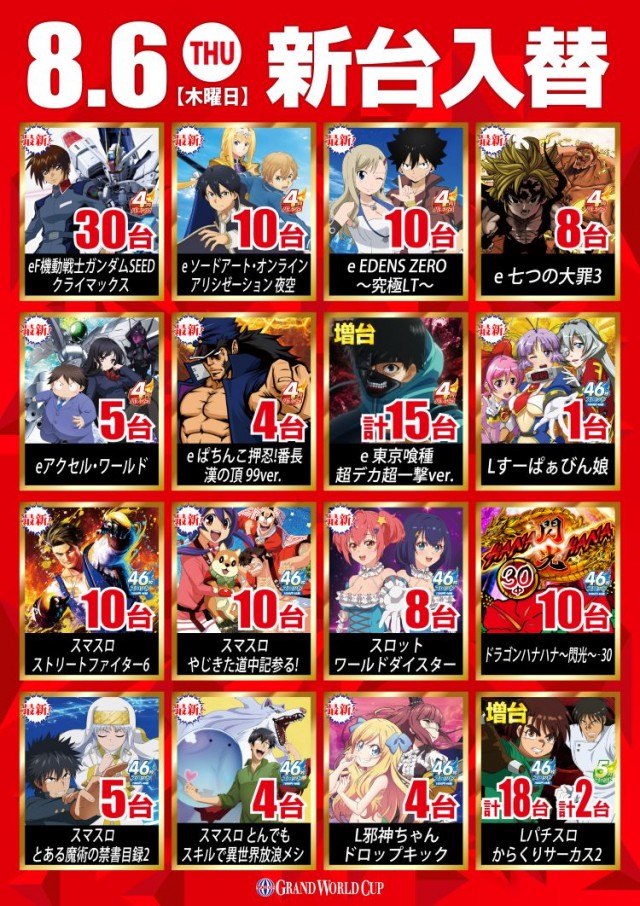 グランワールドカップ各務原店の最新情報画像
