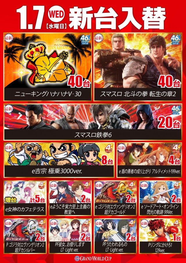 グランワールドカップ本巣店の最新情報画像