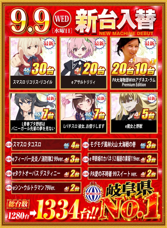 グランワールドカップ本巣店の最新情報画像