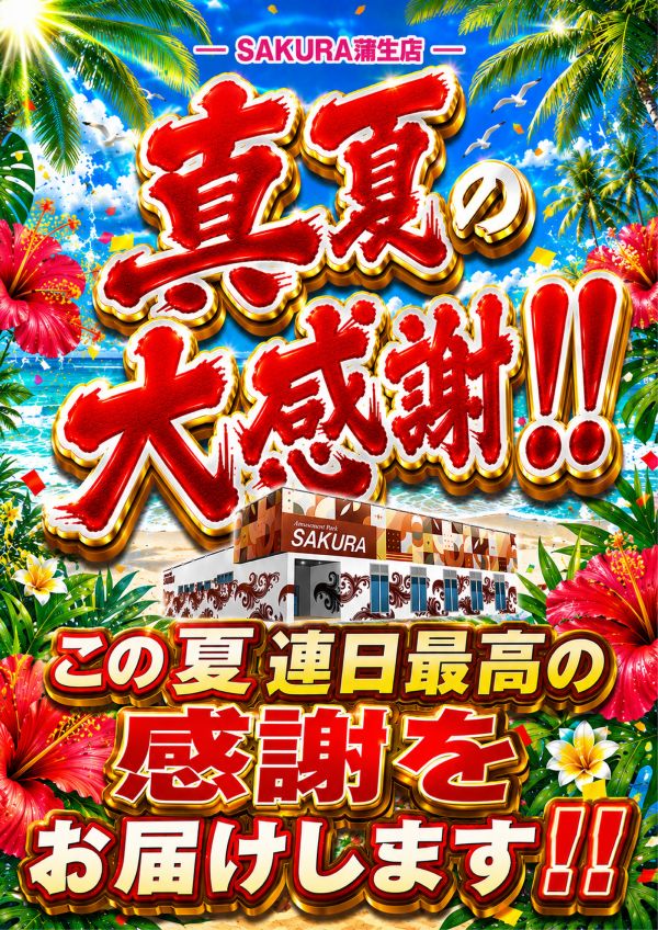 パチンコサクラ蒲生店の最新情報画像