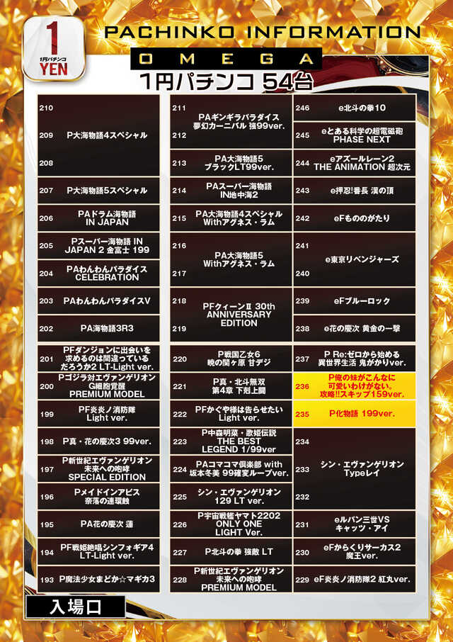 エンターテイメントオメガ上賀茂の最新情報画像