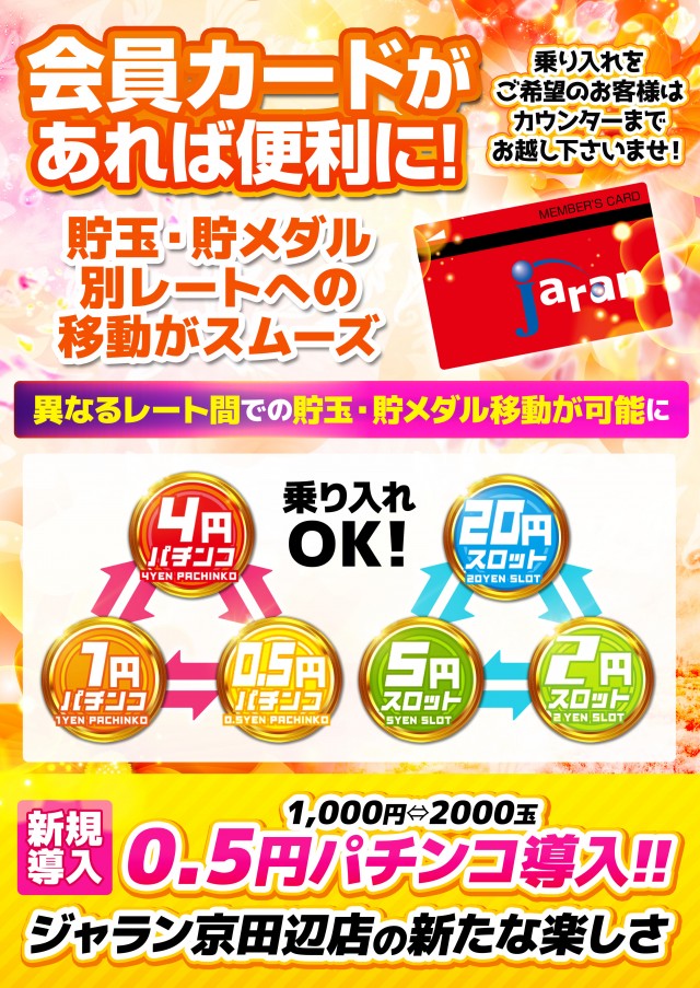 ジャラン京田辺店の最新情報画像