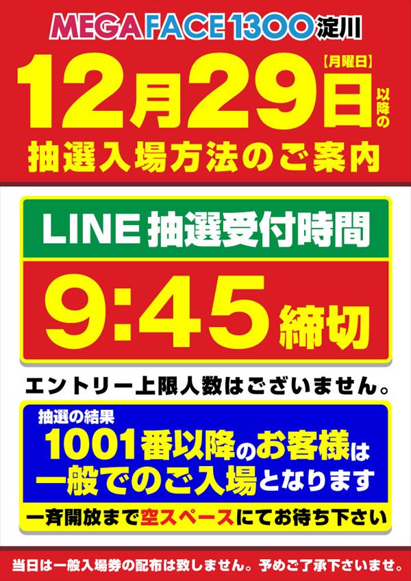 メガフェイス1300淀川の最新情報画像