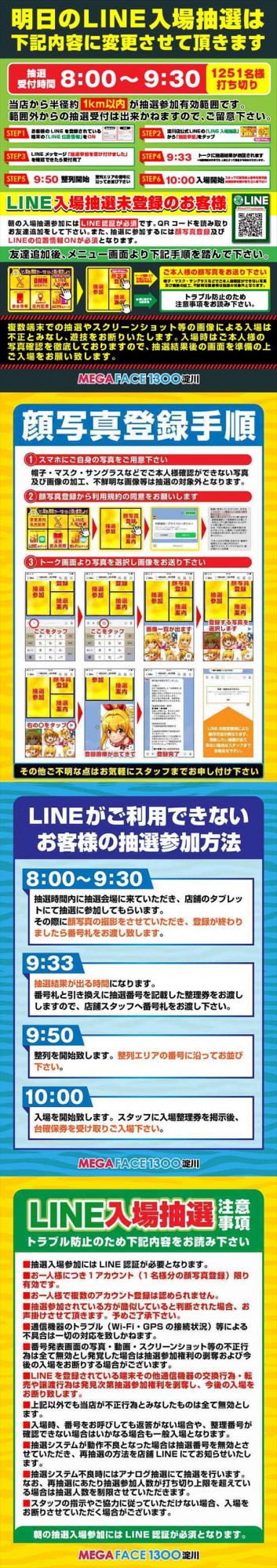 メガフェイス1300淀川の最新情報画像
