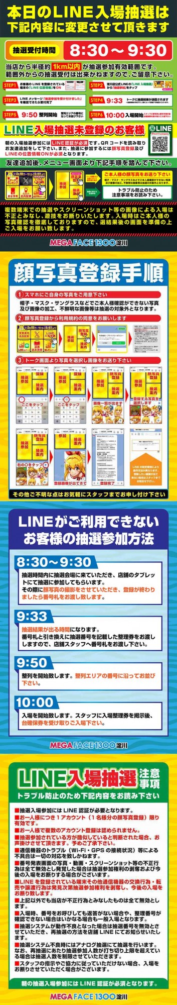メガフェイス1300淀川の最新情報画像