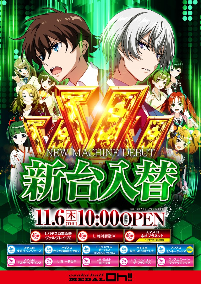 大阪ホール　メダルＯｈ！！の最新情報画像