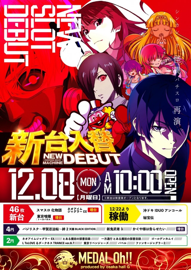 大阪ホール　メダルＯｈ！！の最新情報画像