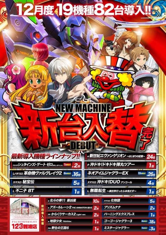 123難波店の最新情報画像