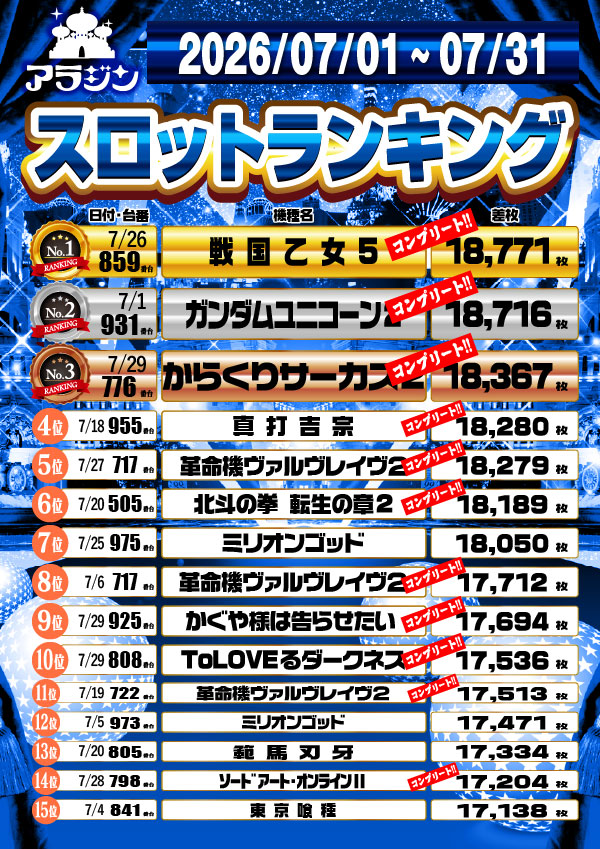 新宿アラジンの最新情報画像