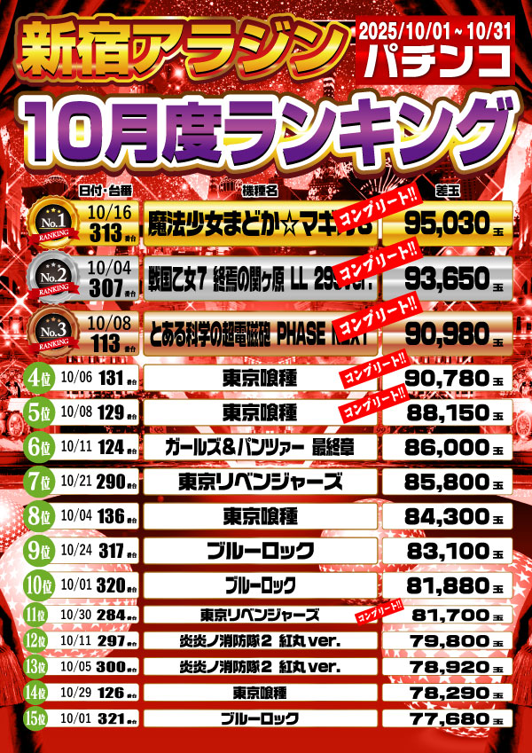 新宿アラジンの最新情報画像