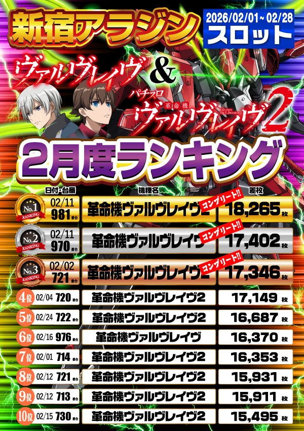 新宿アラジンの最新情報画像