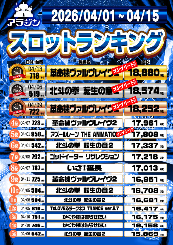 新宿アラジンの最新情報画像