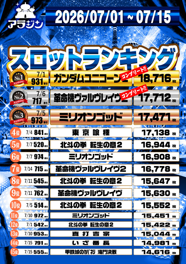 新宿アラジンの最新情報画像