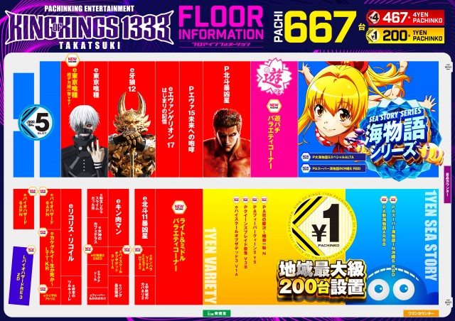 P.E.KING OF KINGS　1333 高槻の最新情報画像
