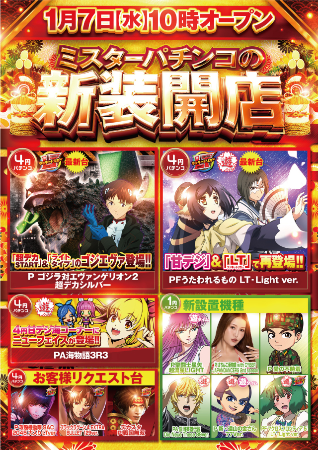 ミスターパチンコ日根野の最新情報画像