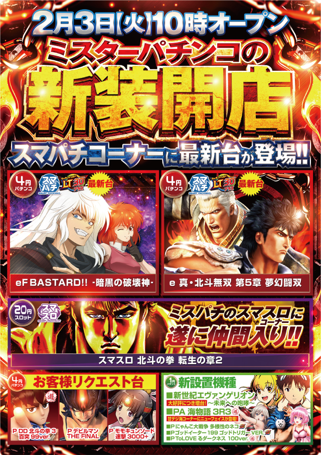 ミスターパチンコ日根野の最新情報画像